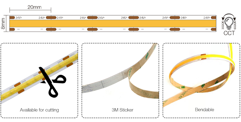 led strip lights for shelves