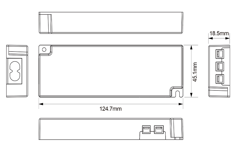 ajokarê LED 24w