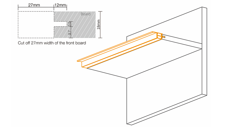 under shelf lighting