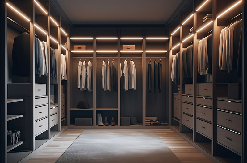 black recessed lighting